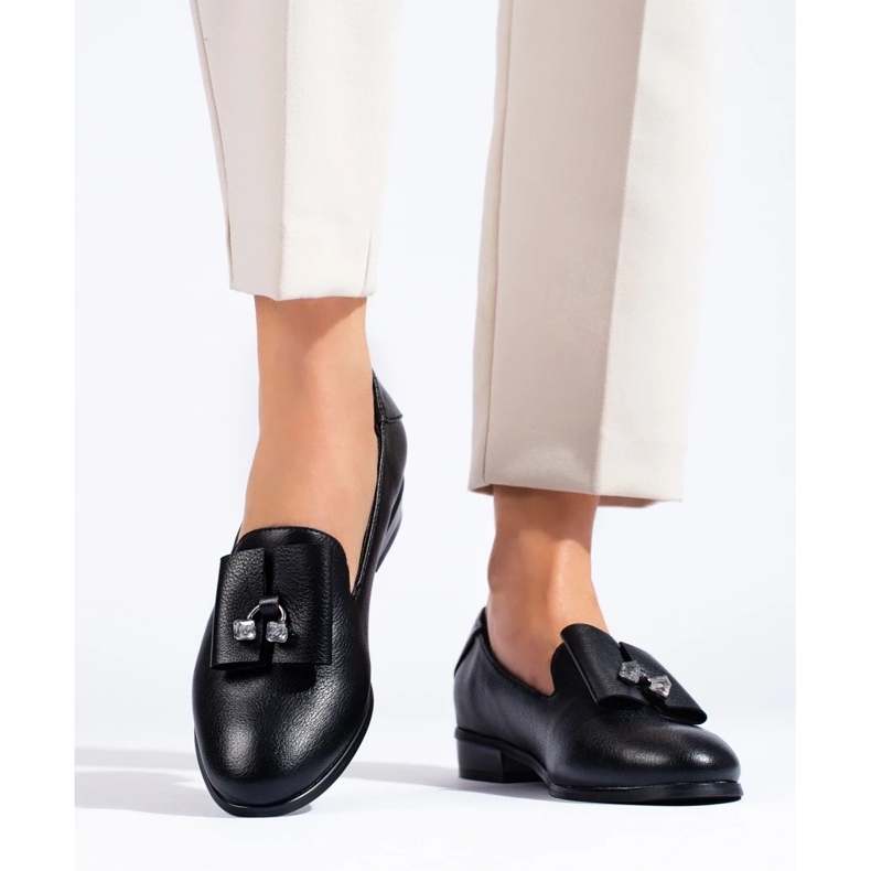 W. Potocki Shoes with Potocki crystals black 2