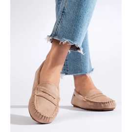 Goodin Classic textile loafers beige 1