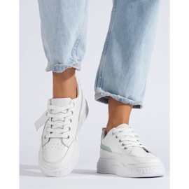 TRENDI Sneakers With Eco Leather Fashion white 2