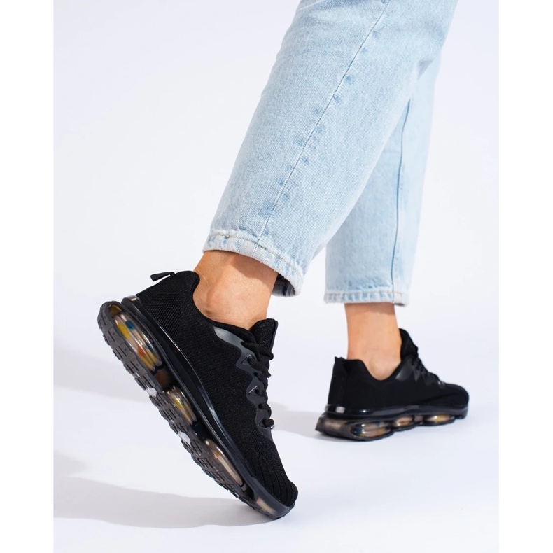 Sport Shoes On A Rubber Platform black 1