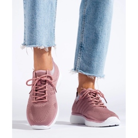 Lace-up Sports Shoes pink 1