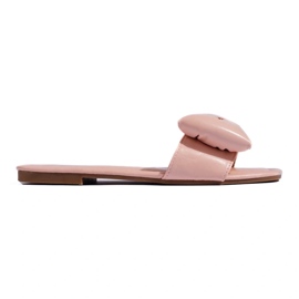 Seastar Pink slippers with a bow 1