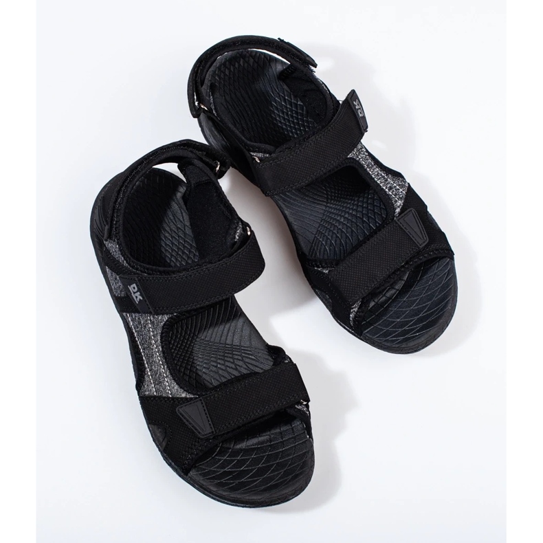 DK men's sandals black 1