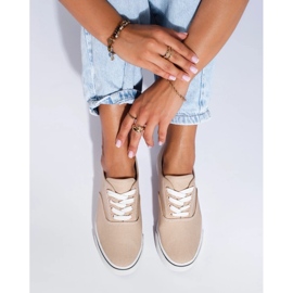 Women's sneakers beige 1
