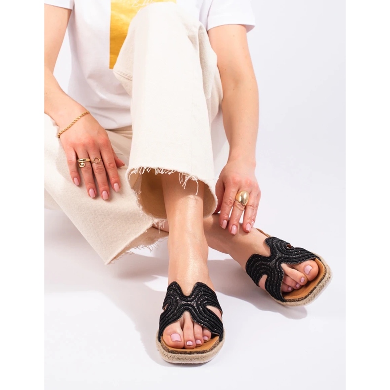 W. Potocki Comfortable Potocki slippers black 2