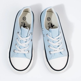 Vico blue children's sneakers with elastic bands 2