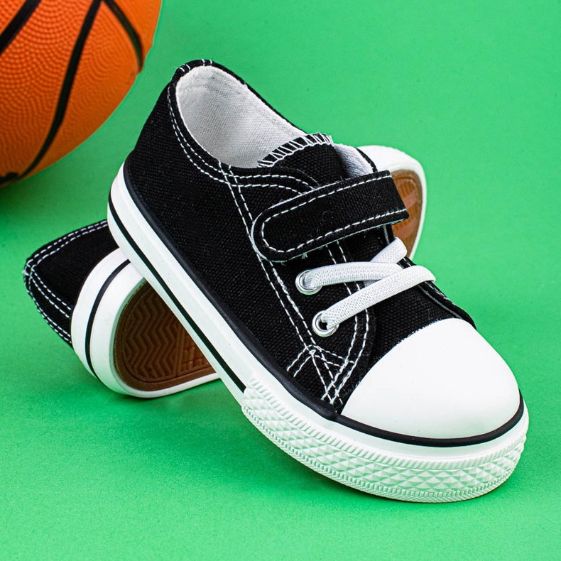 Vico boys' sneakers, black material 1 Vico boys' sneakers, black material 1