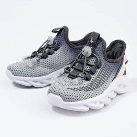 Vico children's sports shoes, two-color material grey 2