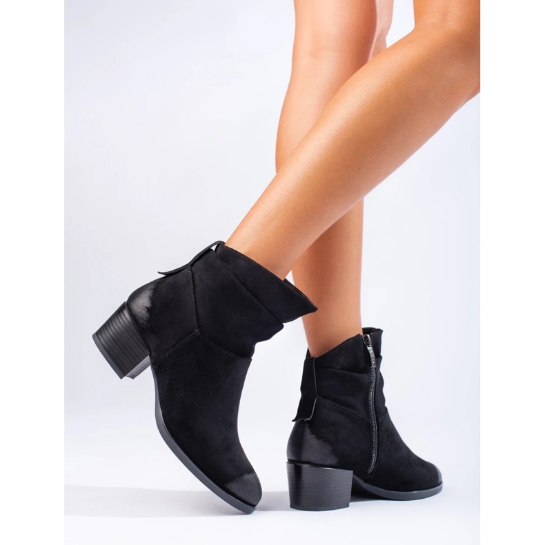 W. Potocki Potocki women's slip-on boots black 2