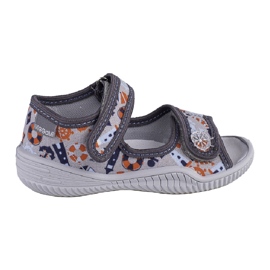 Boys' slippers Viggami Marcin druk grey 1