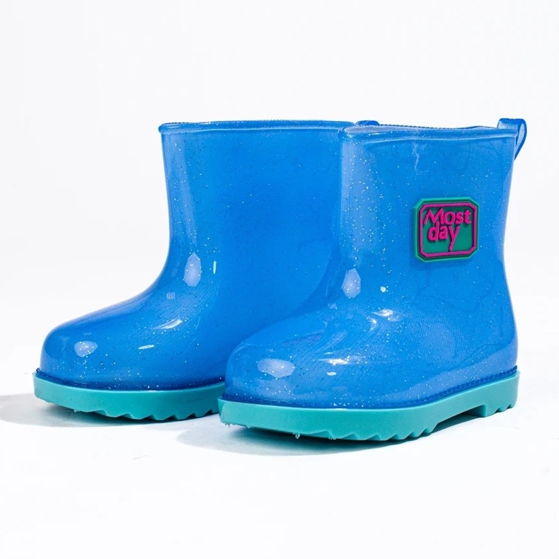 Blue Wellington boots for a boy 2