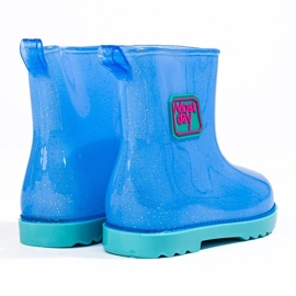 Blue Wellington boots for a boy 1