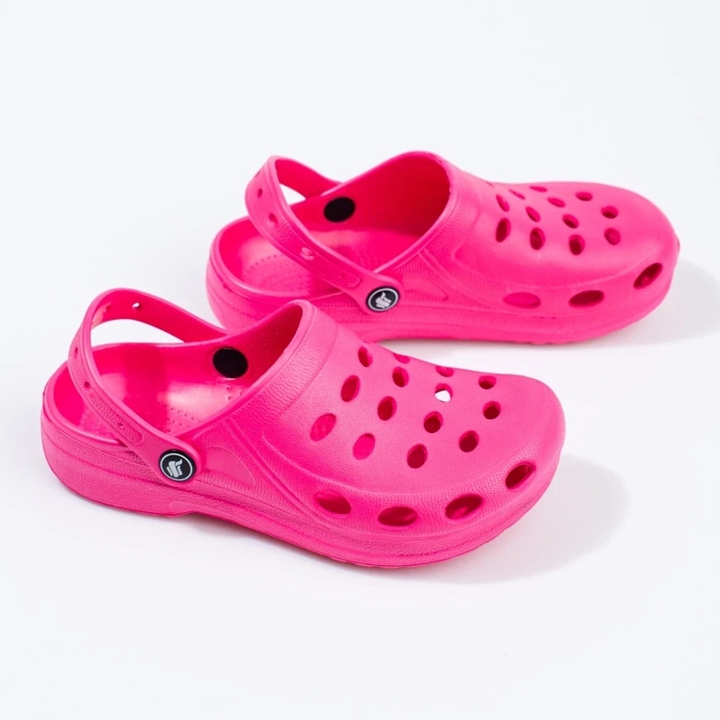 Pink, light girls' flip-flops 2