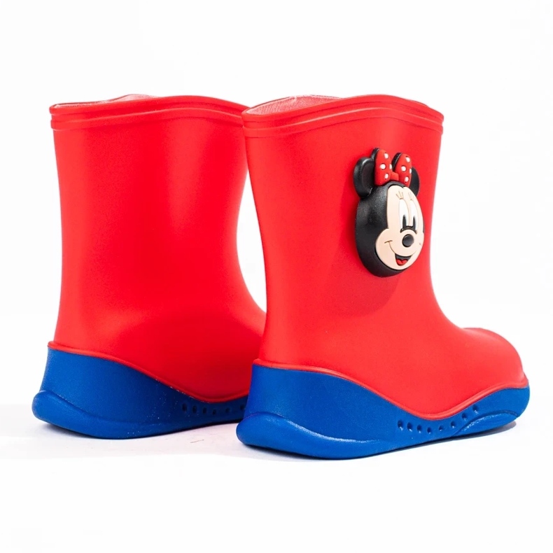 Girls' red galoshes 2