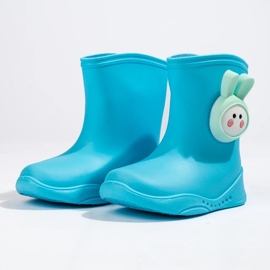 Boys Wellington boots blue 1
