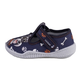 Boys' slippers Viggami Dingo print blue 1