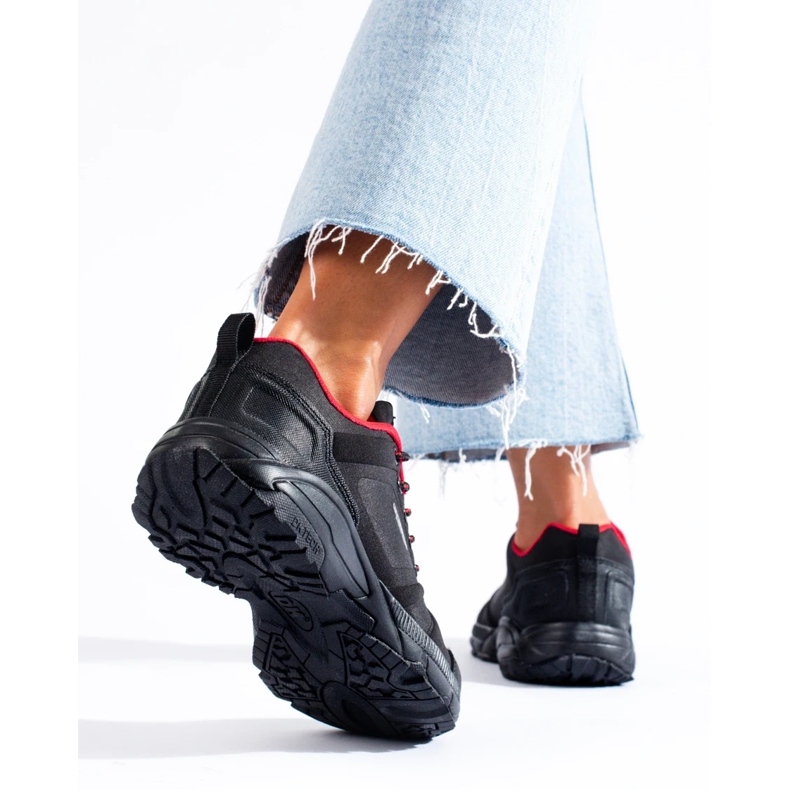 DK women's trekking shoes, black and red 1 DK women's trekking shoes, black and red 1