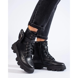 Women's baggies with a handbag black 2