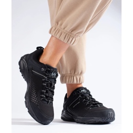 Women's trekking shoes on a thick DK black sole 1