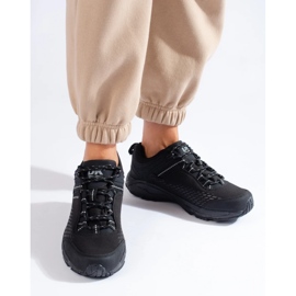 Women's trekking shoes on a thick DK black sole 2