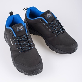 DK men's trekking shoes black and blue 2