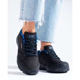 DK black and blue women's trekking shoes 2