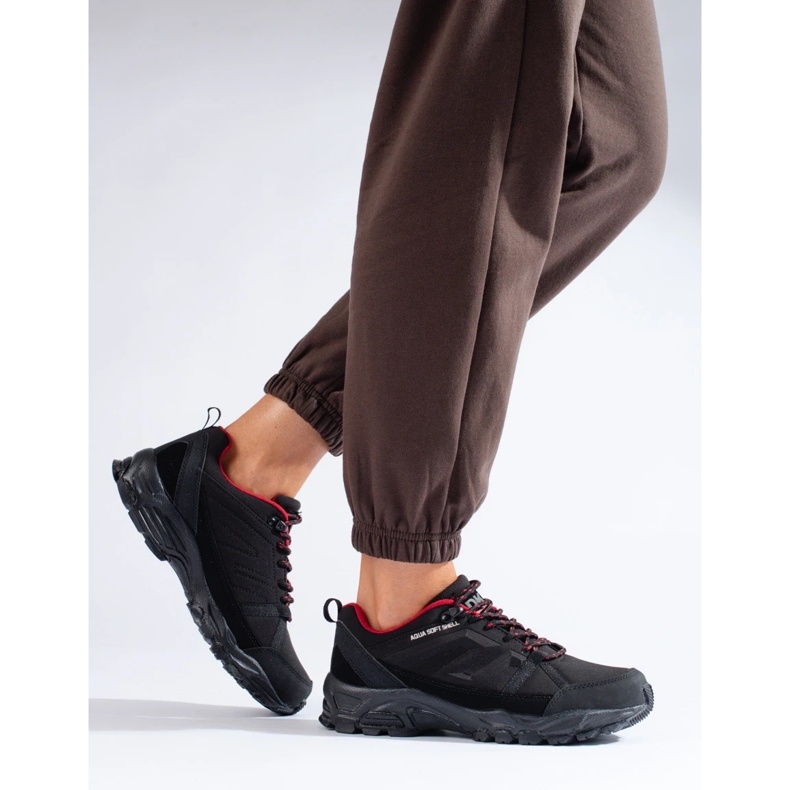 Comfortable women's trekking shoes DK black 2