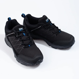 DK men's black trekking shoes 1