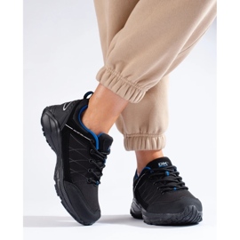 DK Waterproof women's trekking shoes, black and blue 1