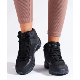 Women's trekking shoes with a high upper DK black 2