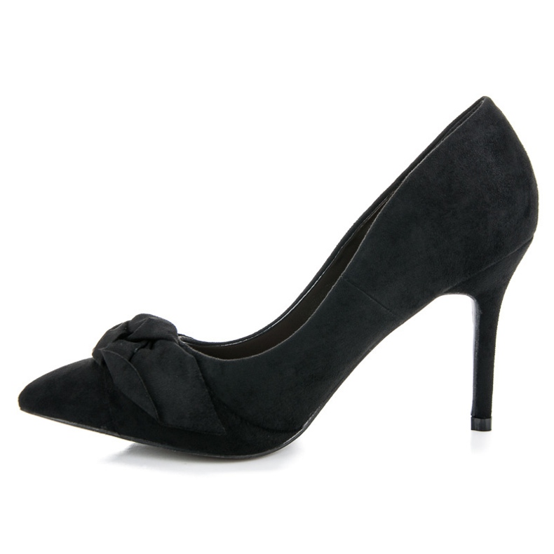 Bestelle Suede heels black 1