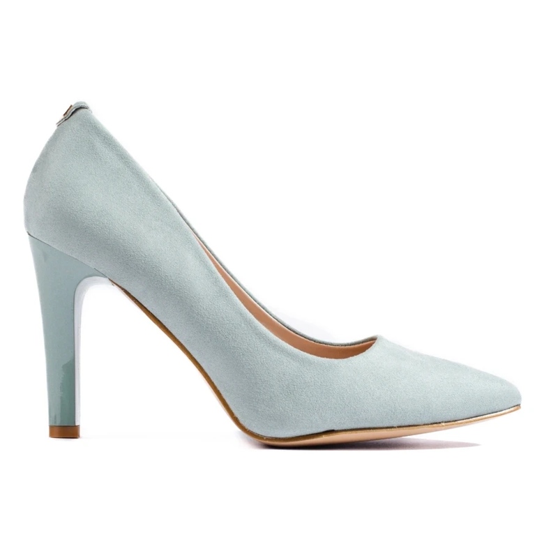 Women's high heel pumps gray grey 1