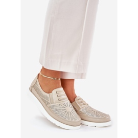 Women's shoes, openwork golden golden shoes 1