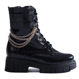 Black boots with chains from Sokolski 2