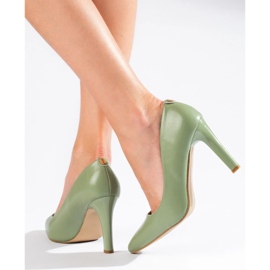 Women's pistachio pumps green 1 Women's pistachio pumps green 1