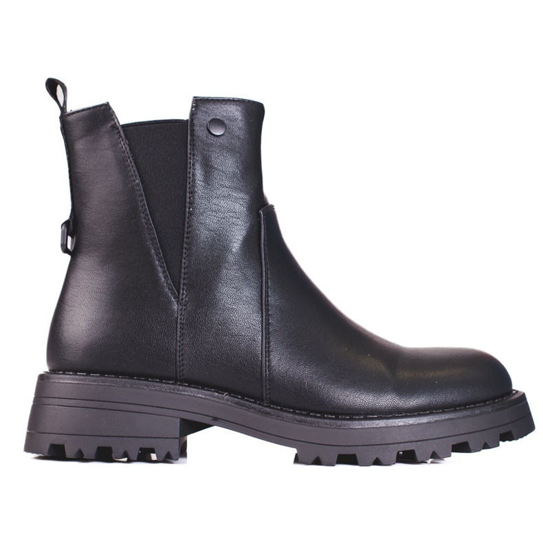 Black women's Chelsea boots made of eco-leather 1 Black women's Chelsea boots made of eco-leather 1