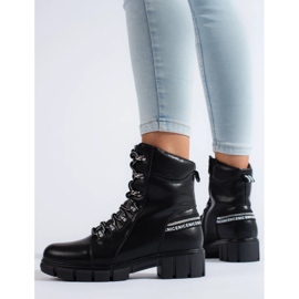 Women's black lace-up bags 1