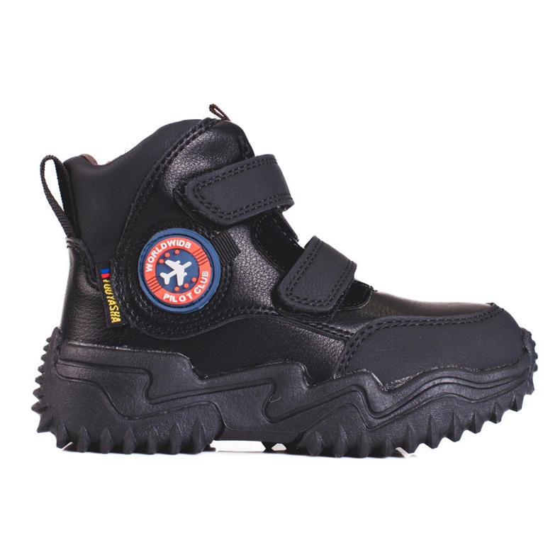High boots for boys with black velcro 1