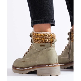 Women's gray hiking boots grey 1