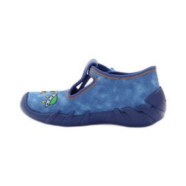 Befado children's shoes 110p315 slippers green orange blue 2