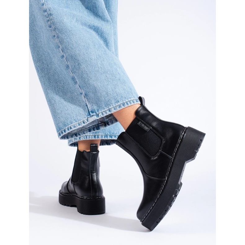 Black women's Chelsea boots Big Star II274101 1 Black women's Chelsea boots Big Star II274101 1