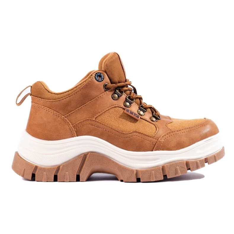 Women's sneakers Big Star KK274362 on a thick sole beige 1 Women's sneakers Big Star KK274362 on a thick sole beige 1