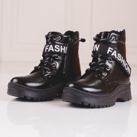 W. Potocki Girls' boots Potocki fashion black 2