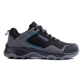 DK Waterproof gray women's trekking shoes black 1