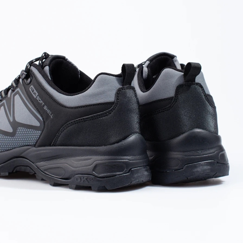 DK gray men's trekking shoes black 1 DK gray men's trekking shoes black 1