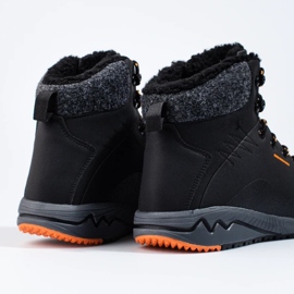 Warm high trekking shoes for men Dk black 2 Warm high trekking shoes for men Dk black 2