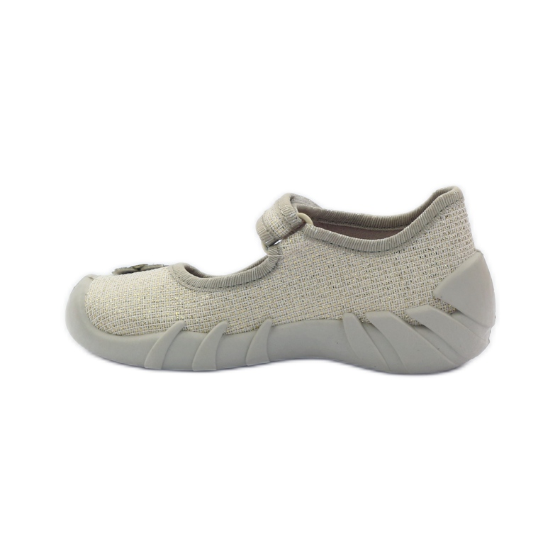 Befado children's shoes ballerinas slippers 109p163 brown grey yellow 2 Befado children's shoes ballerinas slippers 109p163 brown grey yellow 2