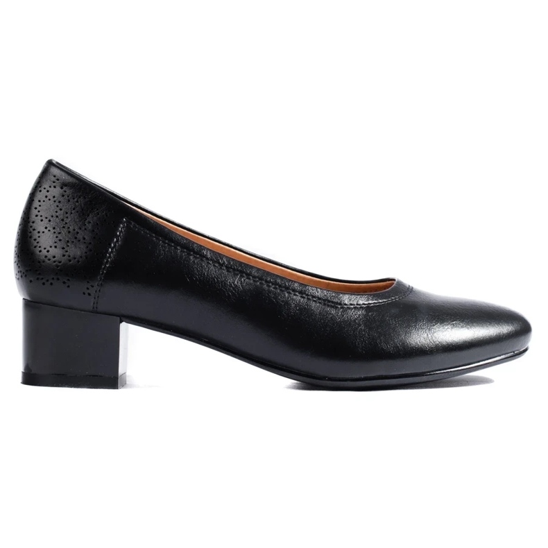 W. Potocki Women's low-heeled pumps Potocki black 2 W. Potocki Women's low-heeled pumps Potocki black 2