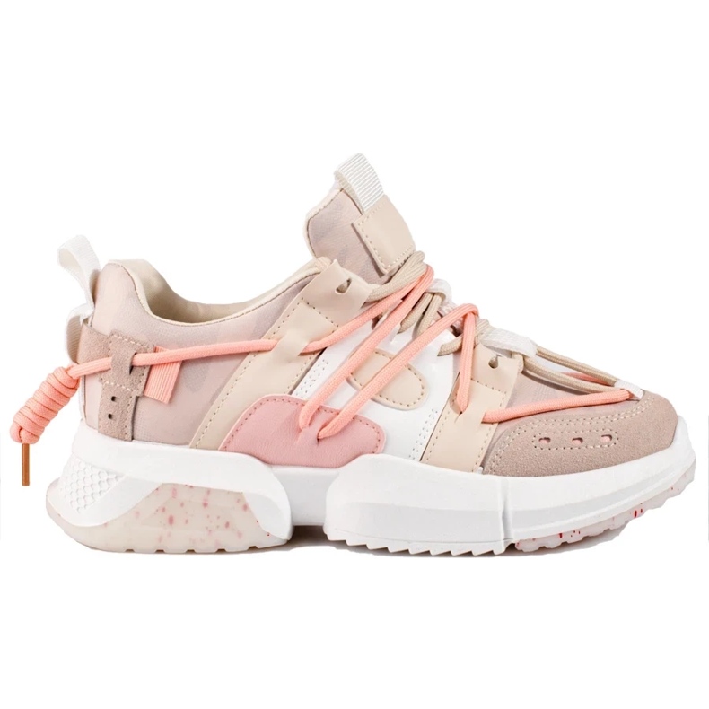 Seastar Pink women's sneakers with a cuff 1