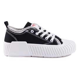 Seastar Women's low-top black sneakers 1 Seastar Women's low-top black sneakers 1